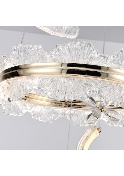 Lılıana 3'lü Gold Led Avize