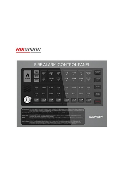 Hıkvısıon Hf-c108 8 Zone Konvansiyonel Yangın Alarm Paneli