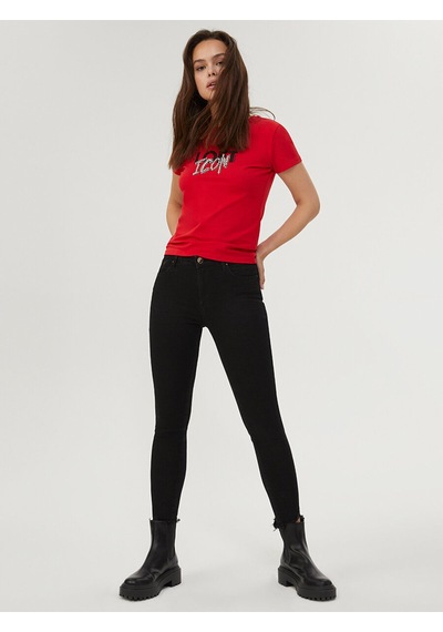Nicole Skinny Fit Kadın Pantolon Siyah