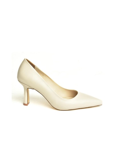 Fox Shoes U820720009 Ten Kalın Topuklu Kadın Ayakkabı Ten
