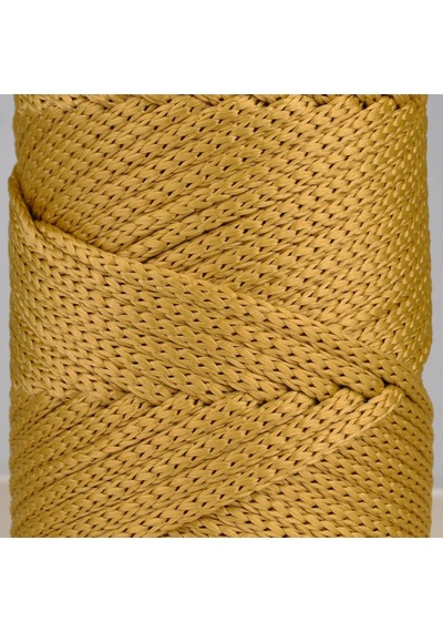 5 Mm - 400 Gr Polyester Makrome 95 M Polyester Makrome Ip Supla Ip Ve Çanta Ipliği Hardal