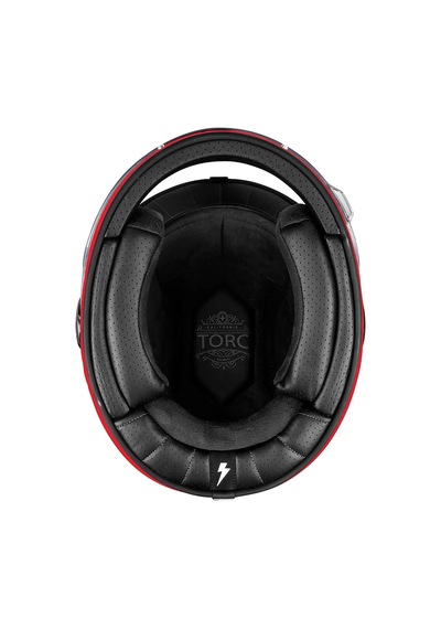 Torc T-1 Newport Kapalı Motosiklet Kaskı Kırmızı