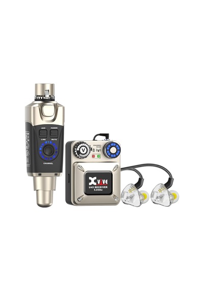 Xvive Xv-u45t9 Kablosuz In-ear Monitör Sistemi + Monitör Kulaklık İçerikli Set