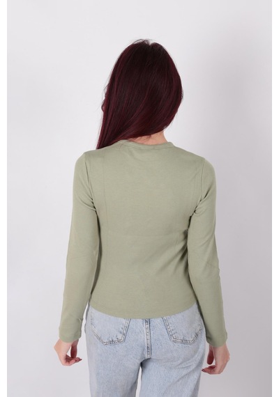 Busem W0010820 Kadın Bluz Su Yeşil