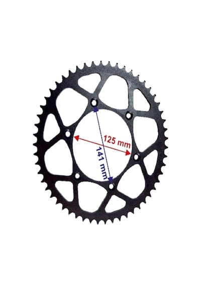 Racıng Cr125-250-Kx-Ktm Arka Dişli 520-54T Iç 125X6 Delikli Ind (500192880)
