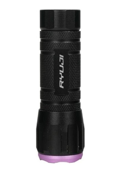 Ryuji Uv Ve Beyaz Renk 120 Lümen 10cm Pilli El Feneri Siyah