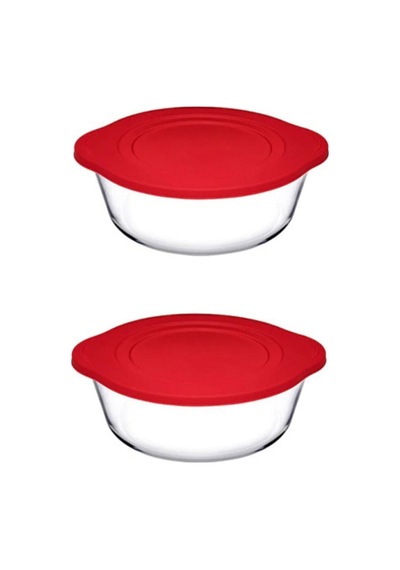 2 Adet 59001 Plastik Kapaklı Yuvarlak Borcam
