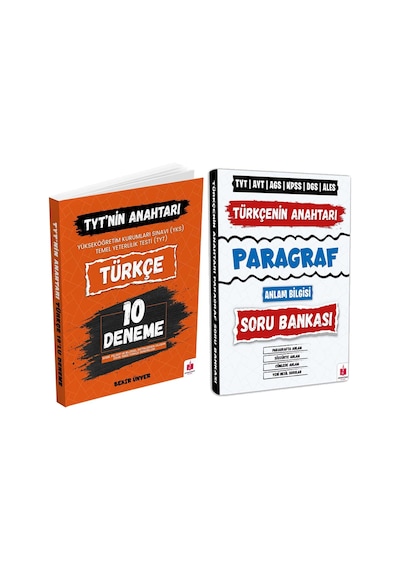 2026 Türkçenin Anahtarı Paragraf Soru Bankası Ve Tyt'nin Anahtarı Türkçe 10'lu Deneme