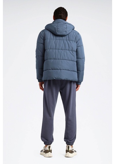 Reebok Kısa Kaban Erkek Mavi Halıfrıd Jacket