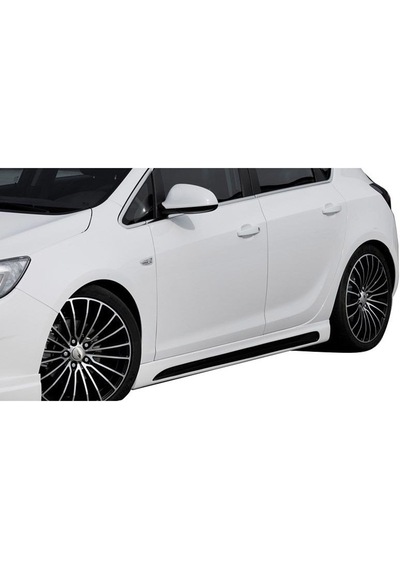 Opel Astra J Hb 2011 - 2015 Custom Yan Marşpiyel Seti  Plastik