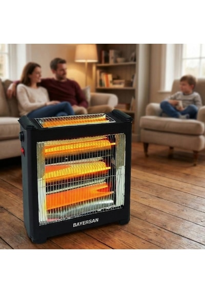 Şömine Tipi Isıtıcı Soba 2400w Çok Renkli