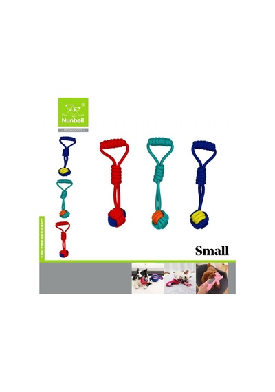 Nunbell Köpek Diş İpi Tutmalı Ufak