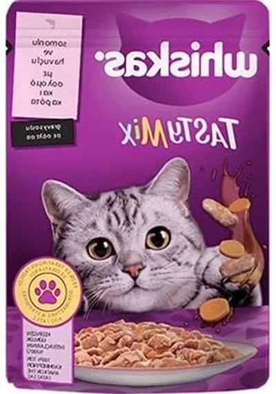 Somon Ve Havuçlu Yetişkin Kedi Konservesi 85g, Tekli Paket