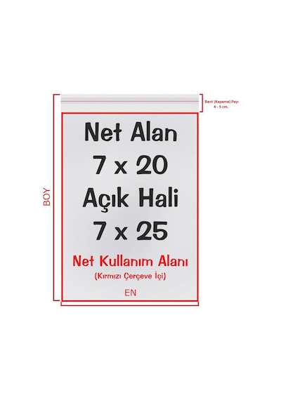 7 x 20+5 CM. (7*25) 100 Adet - Şeffaf Bantlı Yapışkanlı OPP Jelatin