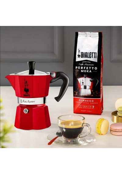 Bialetti Moka Express Kırmızı 6 Cup