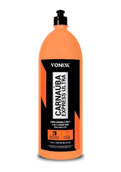 Vonixx Carnauba Express Ultra Konsantre Hızlı Cila Ve Plastik Yenileyici 1,5 L