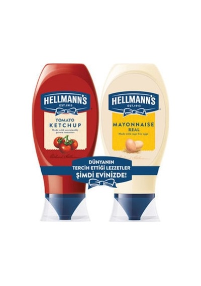 Hellmann's Ketçap 2 x 480 G + Mayonez 2 x 395 G