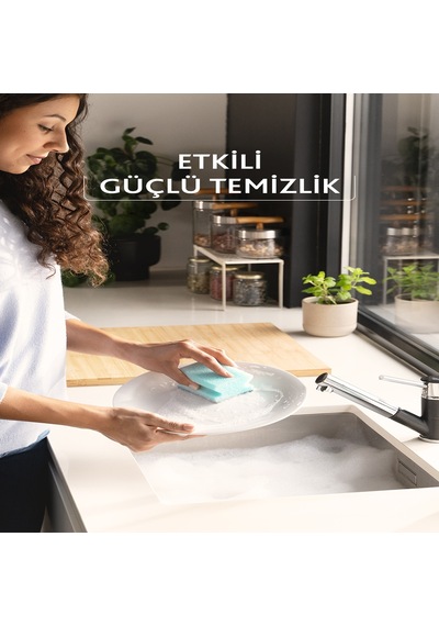 Vileda 2 Paket 3lü Pro Clean Düz Bulaşık Süngeri Vld0000000461