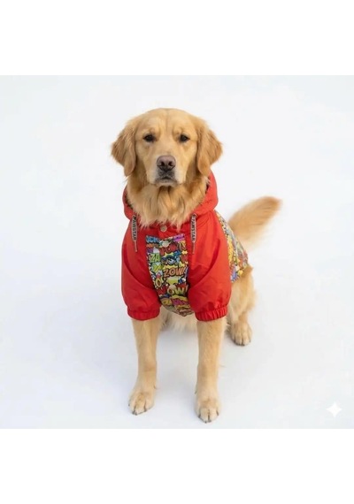 Pawstar 26551 Wow Orta Büyük Irk Polarlı Yağmurluk