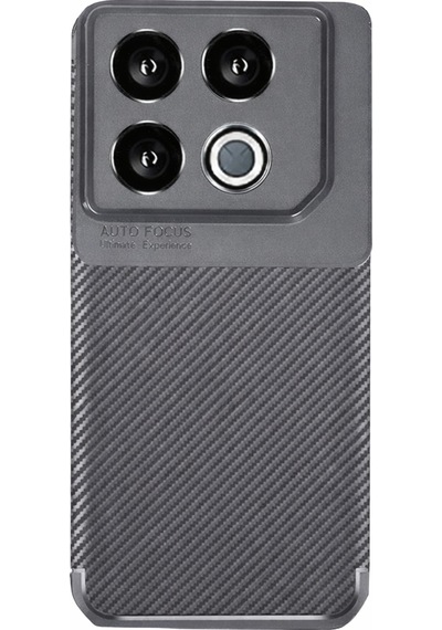 Cosmotex Newface İnfinix Gt 20 Pro Kılıf Auto Focus Karbon Kapak - Gri