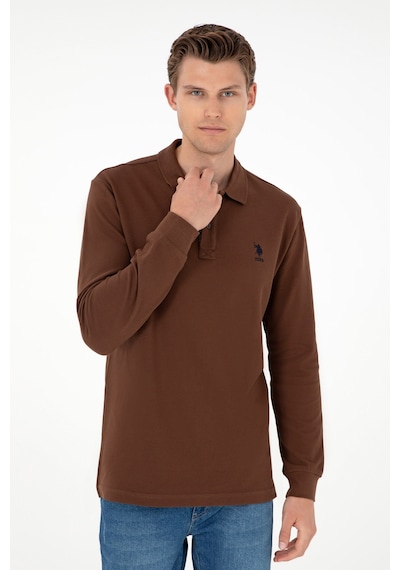 U.s. Polo Assn. Erkek Kahverengi Sweatshirt 50289062-vr029 Kahverengi