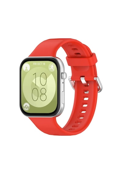 Watch Fit 3/4/4 Pro Ile Uyumlu Kordon Jel Silikon Tokalı Kayış Renk66