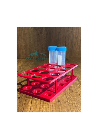 50ml Falkon Santrifüj Minimal Deney Tüpü Standı 5 3 Tüpler Görsel Amaçlıdır Kırmızı