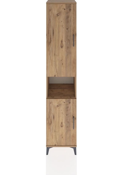Hyperion Dolap 5 Raflı 2 Kapaklı 44x44x221 Çam-çam Çam