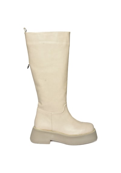 Fox Shoes R610067009 Bej Kalın Tabanlı Çizme Bej