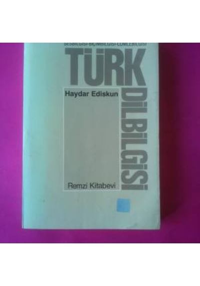 Türk Dilbilgisi Haydar Ediskun 1996 Yili Basim