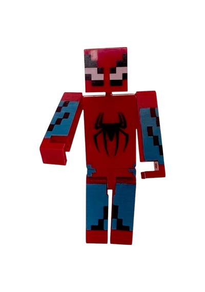 Minecraft Örümcek Adam Nerf Karakter Oyuncak Spider Man Nörf Tabanca Seti