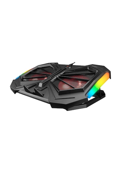 Rampage AD-RC11 Spider 15" - 17" RGB Çift Fanlı Yükseklik Ayarlı Notebook Soğutucu