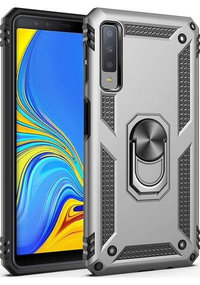 Samsung Uyumlu Galaxy A7 2018 Kilif Zirhli Standli Miknatisli Tank Kapak 392979464