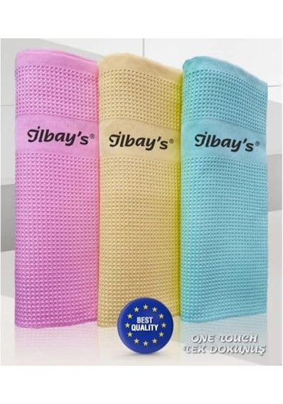 İlbay's Mikrofiber Temizlik Bezi 40x60 Cm 3'lü Açık Bej