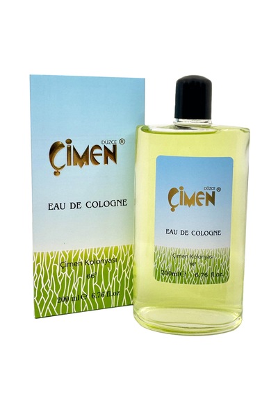 Yassı Cam Şişe Çimen Kolonyası 200 Ml