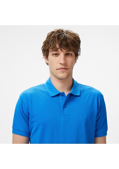 Nautica Erkek Mavi Classic Fit Polo Düz K55328t Mavi