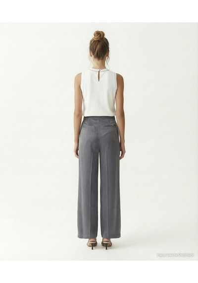 Yargıcı Wide Leg Normal Bel Pantolon 26ykpn3084p 059 Antrasit