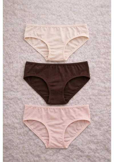 Demirsa Boutique Kadın Modal Bikini Külot 3 Lü Set Koyu Ten Somon Kahve Koyu Ten-somon-kahve Demirsa Boutique Kadın Modal Bikini Külot 3 Lü Set Koyu Ten Somon Kahve Koyu Ten-somon-kahve