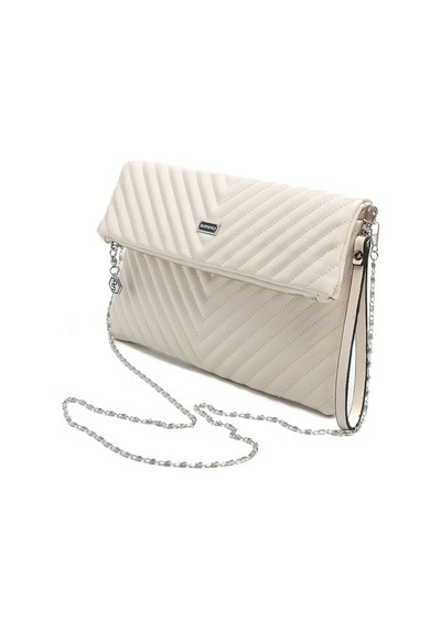 Silver Polo Sp1134 Kadın Portföy & Clutch Crash Bej-bej
