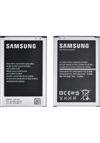 Samsung Galaxy Uyumlu Note 3 Sm-N9005-N9000 Batarya Pil B800Be
