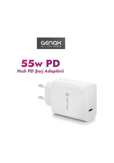 55w Ultra Hızlı Gan Power Teknolojili Pd Şarj Adaptörü Telefon - Tablet - Bilgisayar Uyumlu
