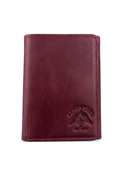 Alphaclub Bag Erkek Hakiki Deri Bordo Mıknatıslı Cüzdan Ve Kartlık