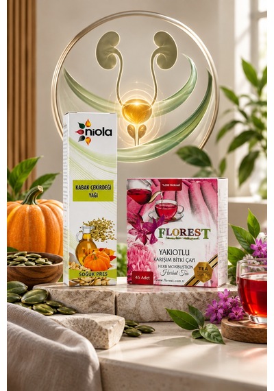 Yakıotlu Karışım Bitki Çayı 90 G + Niola Soğuk Sıkım Kabak Çekirdeği Yağı 250 Ml Set - 926907688