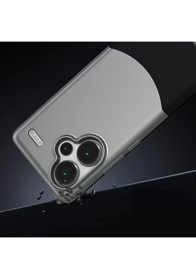 Xiaomi Redmi Note 13 Pro Plus 5g Kılıf Magsafe Şarj Kartlıklı Mıknatıslı Duble 1.7mm Kapak Kart Bölm
