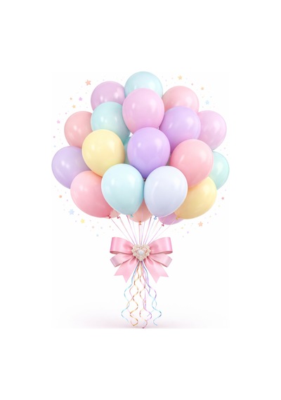 Beysüs Karışık Makaron Balon 20 Adet 12inç Standart