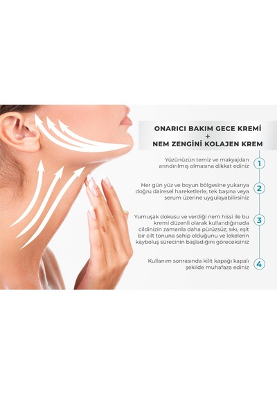 Dermanel Nem Zengini Kolajen Krem 50 ML + Dermanel Onarıcı Bakım Gece Kremi 50 ML