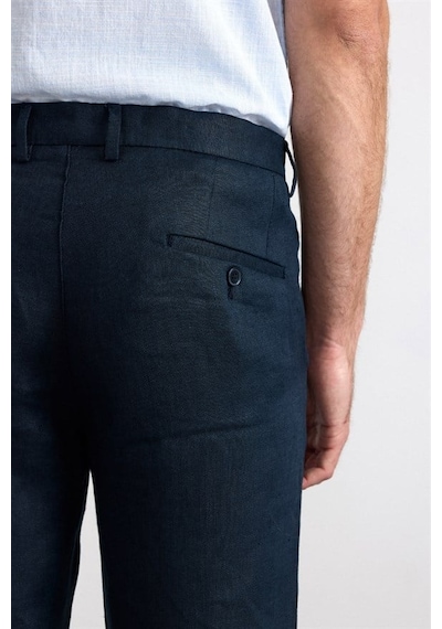 Süvari Lacivert Regular Düz Normal Bel Jogger Pantolon Pn2020500763-m09