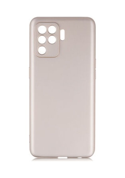 Lexroo Oppo Reno 5 Lite Premier Silikon İnce Kılıf - Saks Mavi