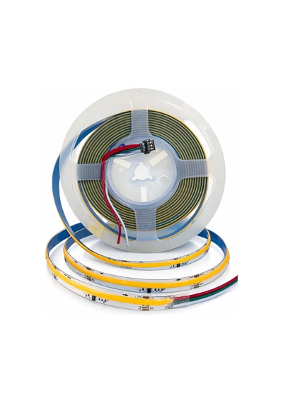 24v Pixel Cob Şerit Led 5m 360led/m 10mm 3000k Günışığı Hareketli Efektli Akıllı Tek Renk Led Şerit