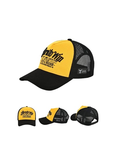 Fujin Btw Trucker Şapka Black Yellow Siyah - Sarı